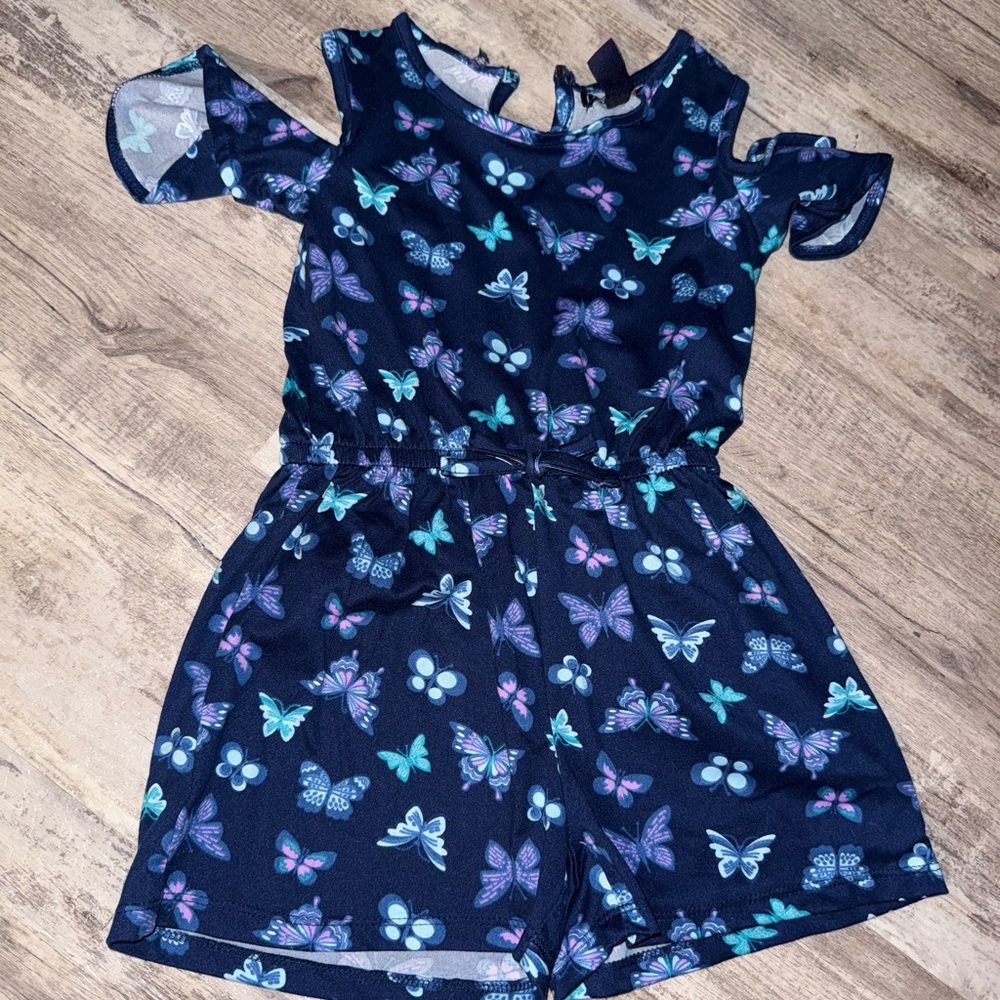**4 for $15** Butterfly Print Romper